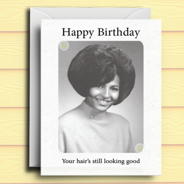 Black Woman Birthday Card O